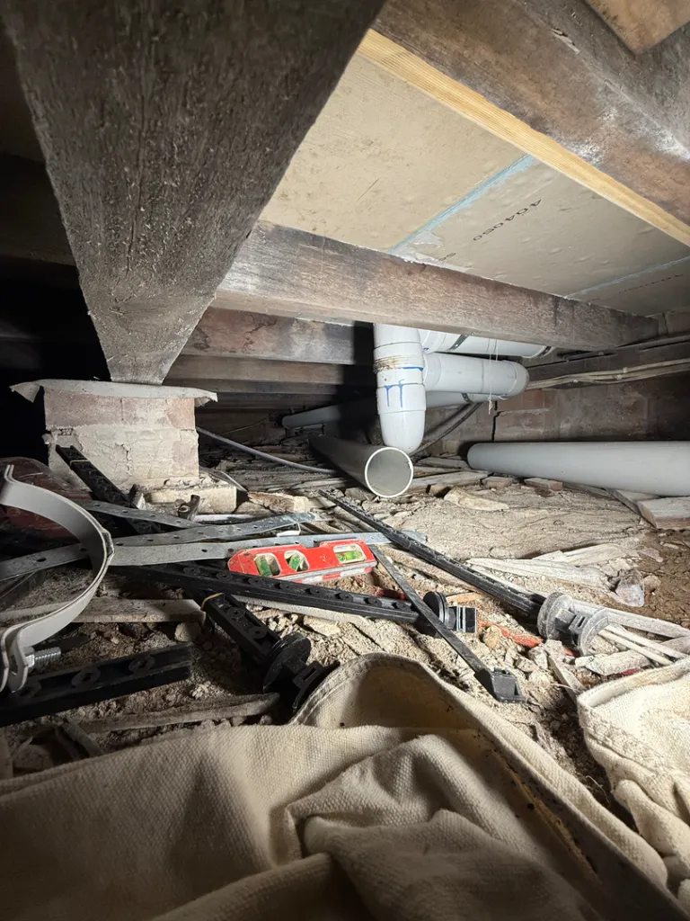 Crawl space plumbing repair – Shellharbour