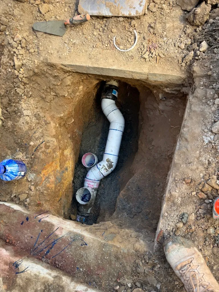 Sewer line PVC repair – Kiama